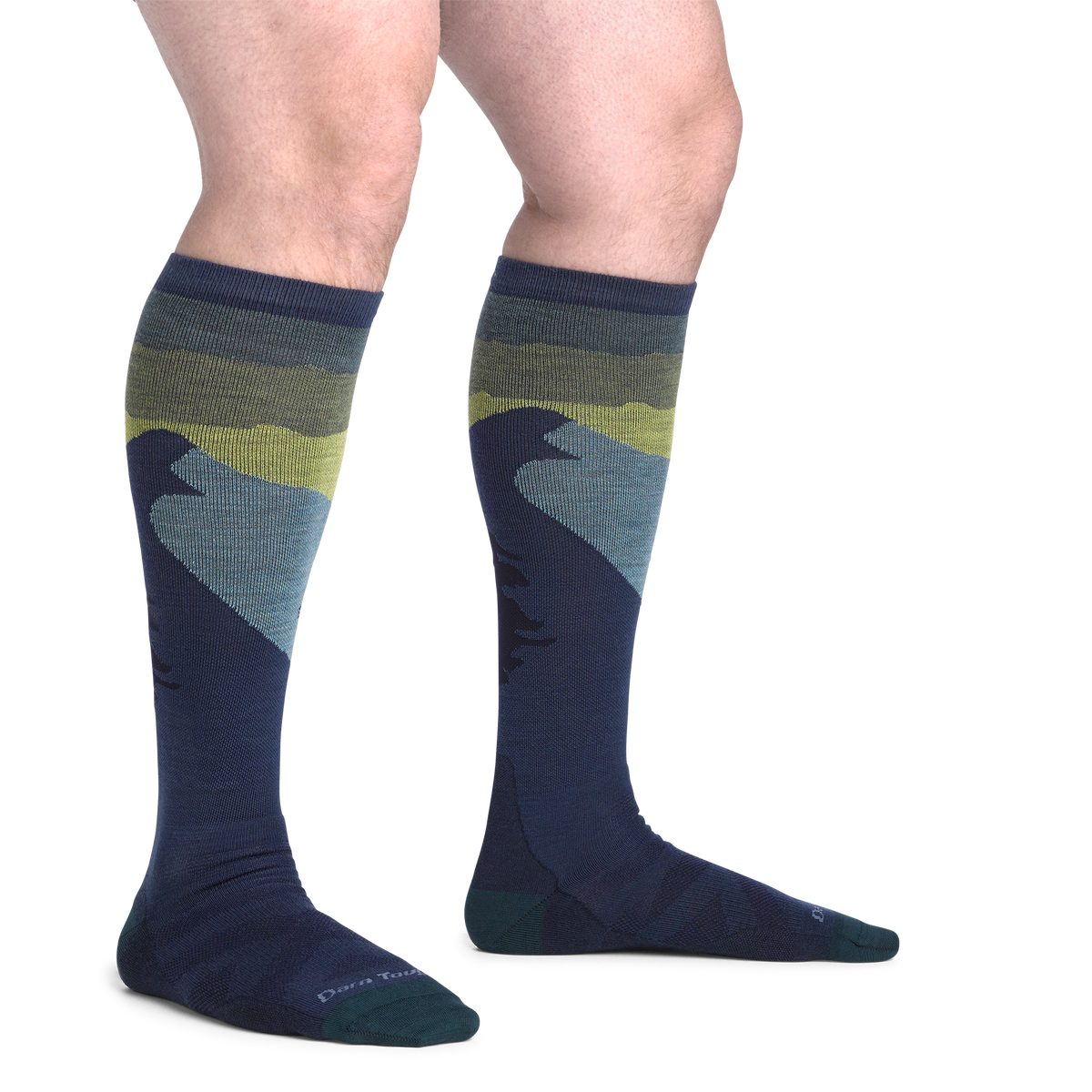 Darn Tough Vermont Men's Solstice Over-the-Calf Lightweight Ski & Snowboard Socks