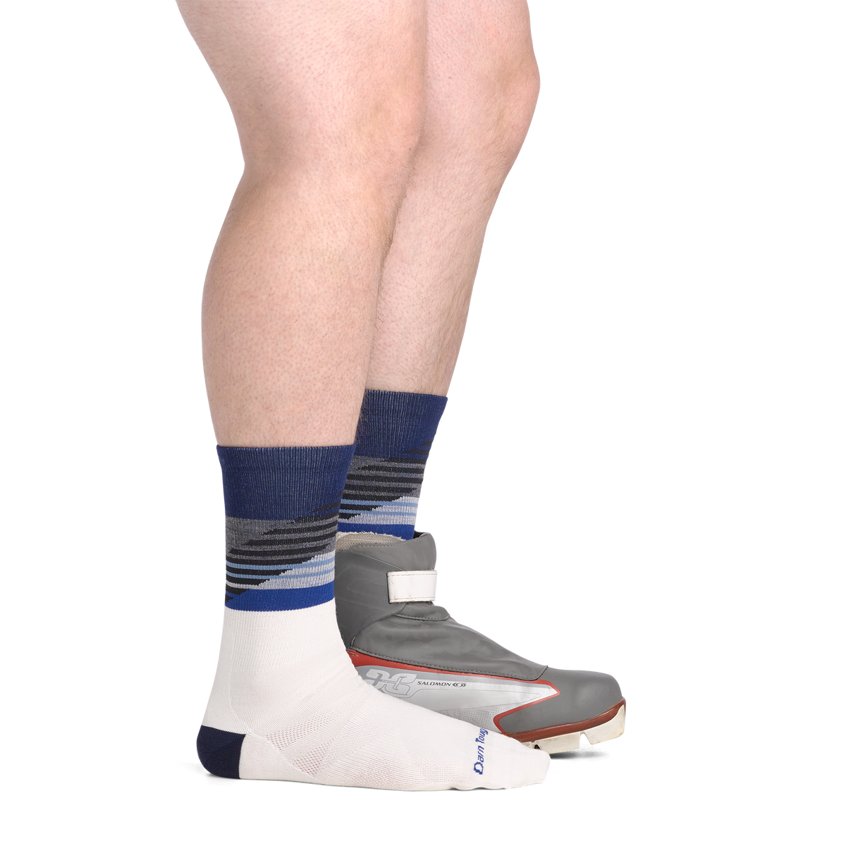 Darn Tough Vermont Men's Lillehammer Nordic Boot Lightweight Ski & Snowboard Socks