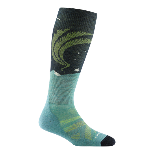Darn Tough Vermont Women's Aurora Over-the-Calf Lightweight Ski & Snowboard Socks