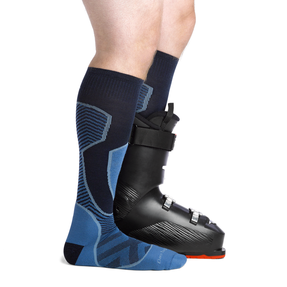 Darn Tough Vermont Men's Outer Limits Over-the-Calf Lightweight Ski & Snowboard Socks- Last Chance