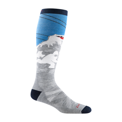 Darn Tough Vermont Men's Heady Yeti Over-the-Calf Midweight Ski & Snowboard Socks