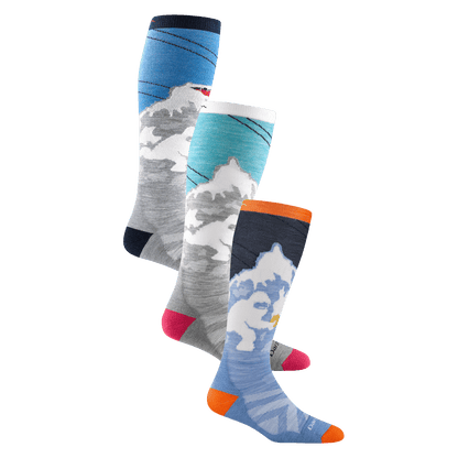 Darn Tough Vermont Yeti Over-the-Calf Midweight Ski & Snowboard Multi-Pack