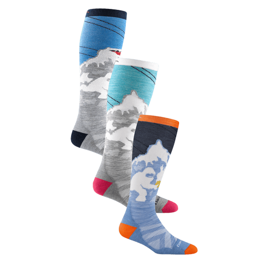 Darn Tough Vermont Yeti Over-the-Calf Midweight Ski & Snowboard Multi-Pack