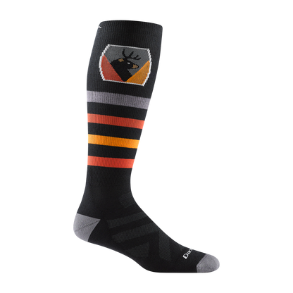 Darn Tough Vermont Men's Beer Badge Over-the-Calf Midweight Ski & Snowboard Socks
