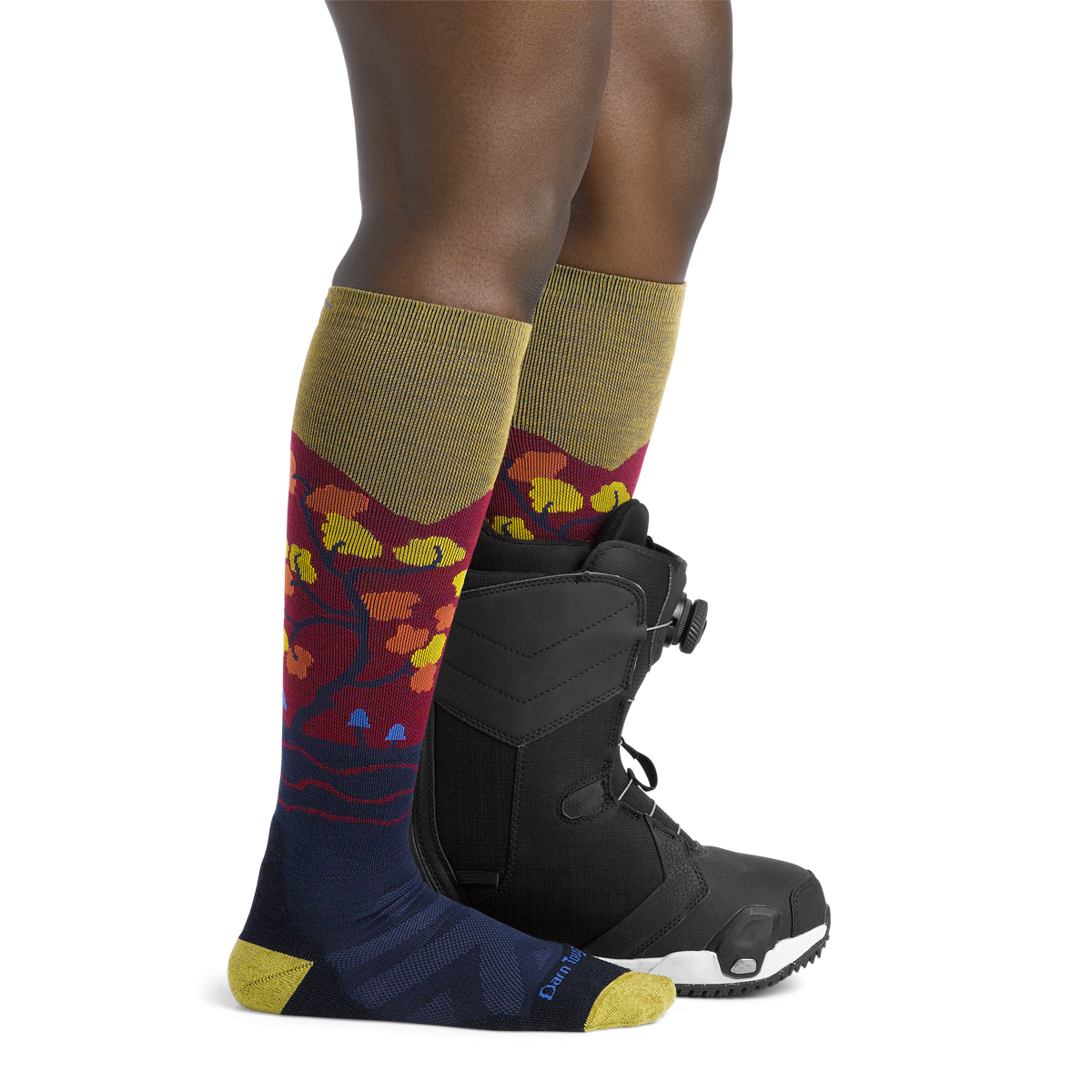 Darn Tough Vermont Women's Enchanted Over-the-Calf Midweight Ski & Snowboard Socks- Last Chance