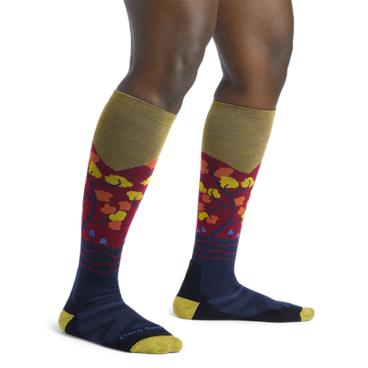 Darn Tough Vermont Women's Enchanted Over-the-Calf Midweight Ski & Snowboard Socks- Last Chance