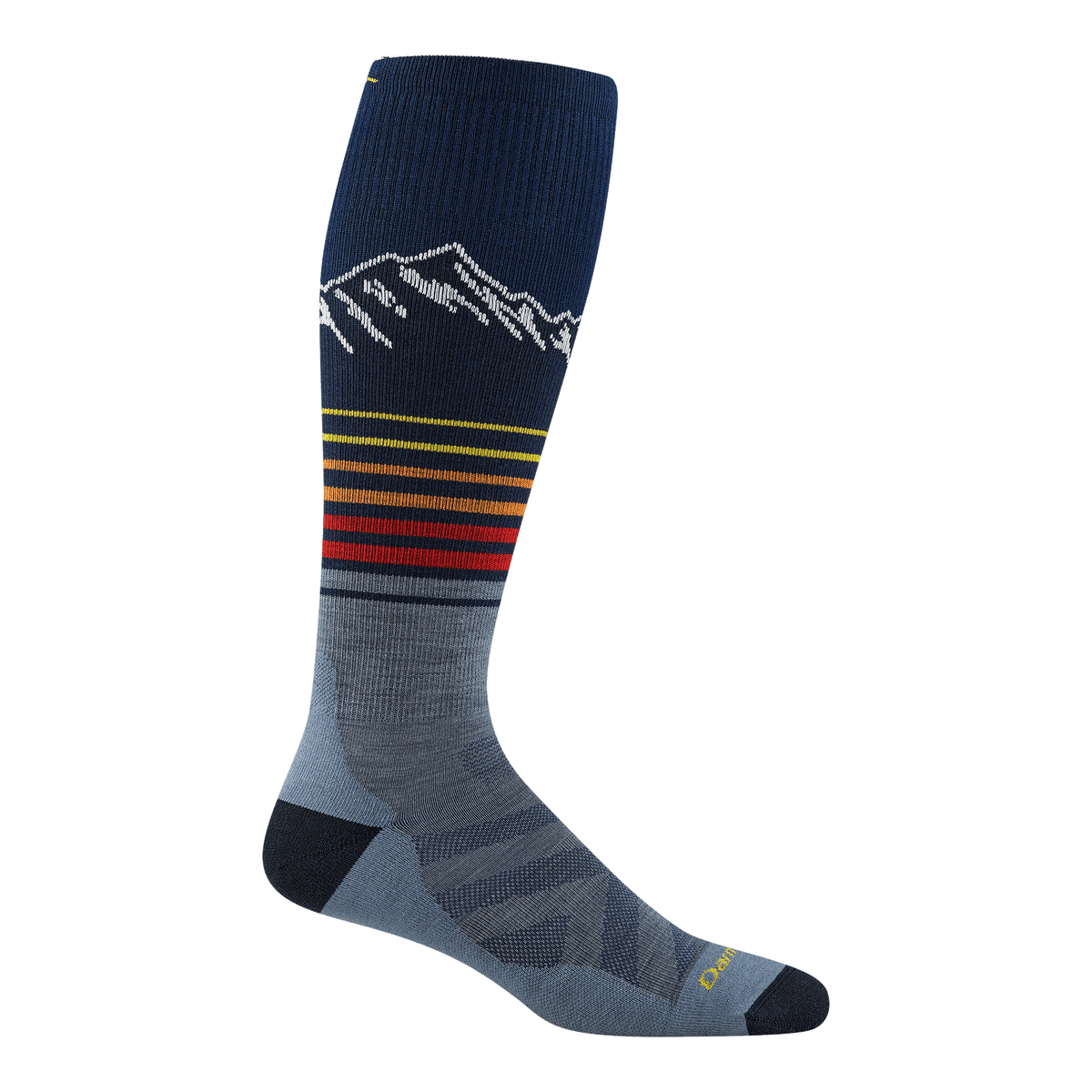 Darn Tough Vermont Men's Steep Lines Over-the-Calf Lightweight Ski & Snowboard Socks