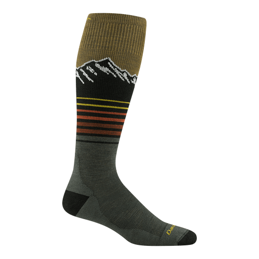Darn Tough Vermont Men's Steep Lines Over-the-Calf Lightweight Ski & Snowboard Socks