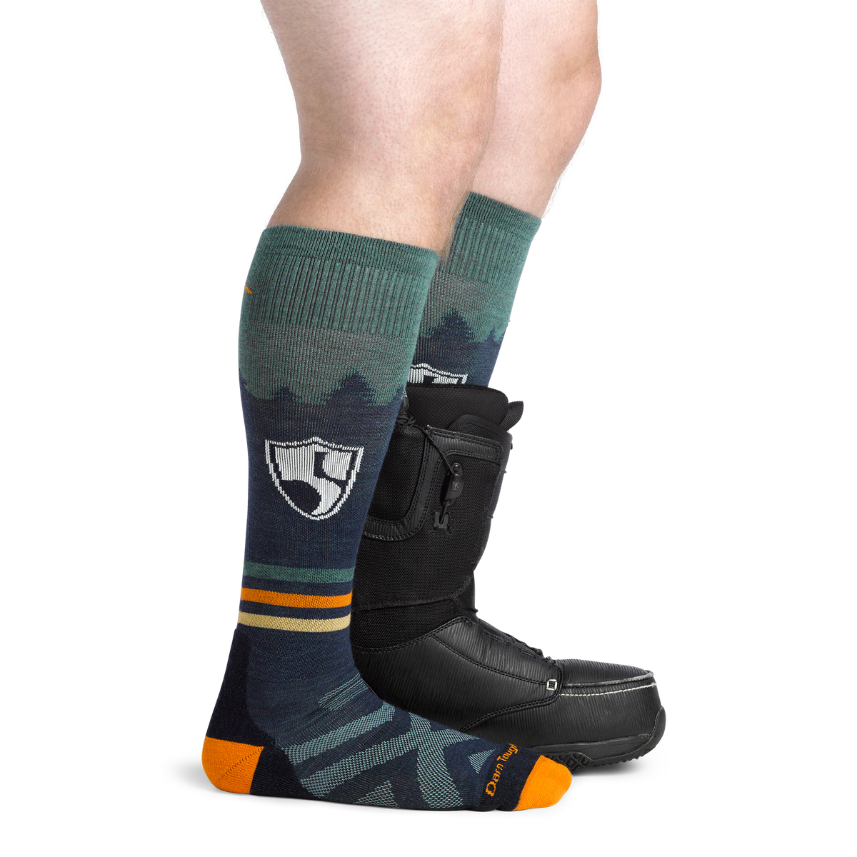 Darn Tough Vermont High Fives Over-the-Calf Midweight Ski & Snowboard Socks