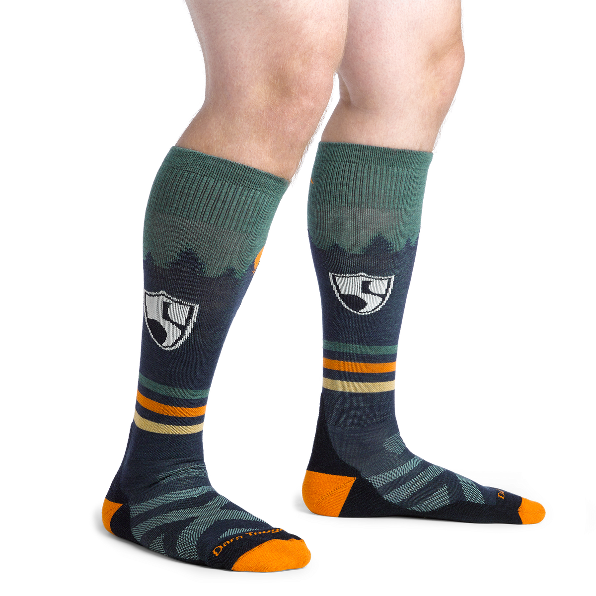 Darn Tough Vermont High Fives Over-the-Calf Midweight Ski & Snowboard Socks