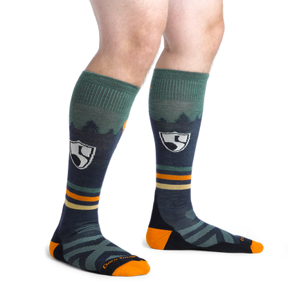 Darn Tough Vermont High Fives Over-the-Calf Midweight Ski & Snowboard Socks