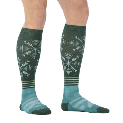 Darn Tough Vermont Women's Snowfall Over-the-Calf Midweight Ski & Snowboard Socks