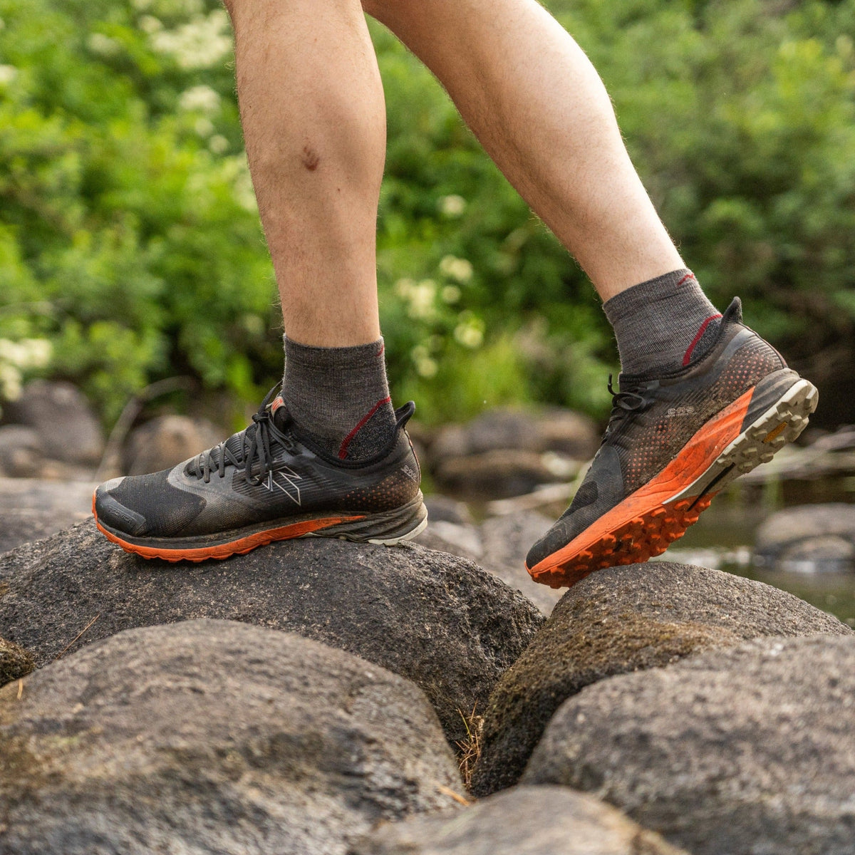 Darn Tough Vermont Men's and Women's Hiker 1/4 Sock 2-Pack