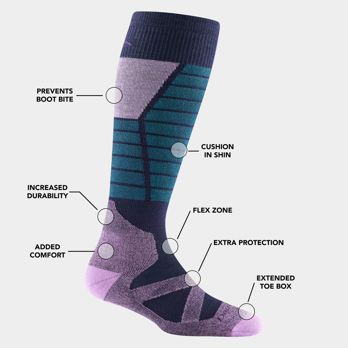 Darn Tough Vermont Women’s Ski and Snowboard 2-Pack