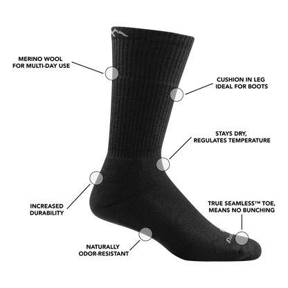 Darn Tough Vermont T4021 Boot Midweight Tactical Socks with Cushion