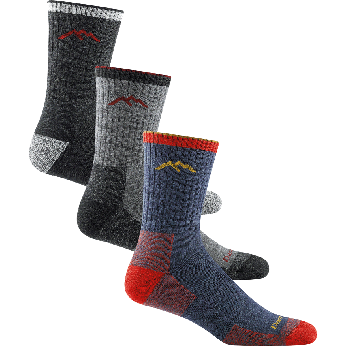 Darn Tough Vermont Men's Hiker Micro Crew 3-Pack