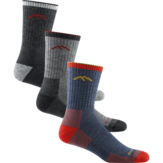 Darn Tough Vermont Men's Hiker Micro Crew 3-Pack