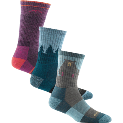 Darn Tough Vermont Women's Hiker Cushion Quiver 3-Pack