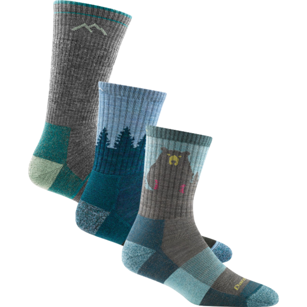 Darn Tough Vermont Women's Treetop Weekender 3-Pack