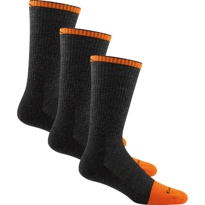 Darn Tough Vermont Men's Steely Boot Work Sock 3-Pack
